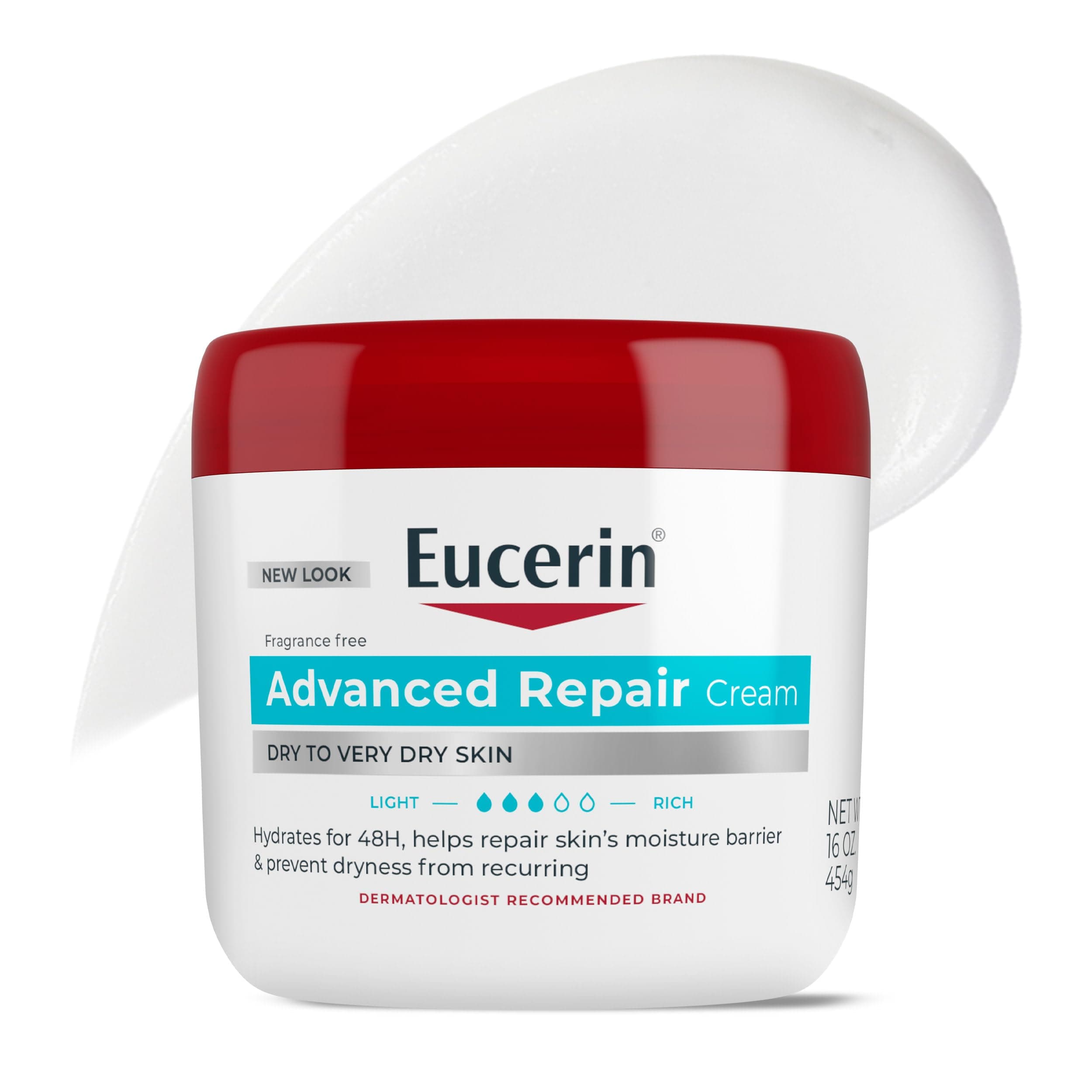 Eucerin Advanced Repair Body Cream with Urea, 16 OZ